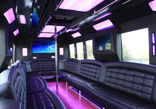 party bus interior O’hare Limo Service and Party Bus Rental il limo